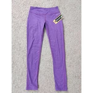 (V) New Bula Women leggings sport gym training hiking running purple sz S